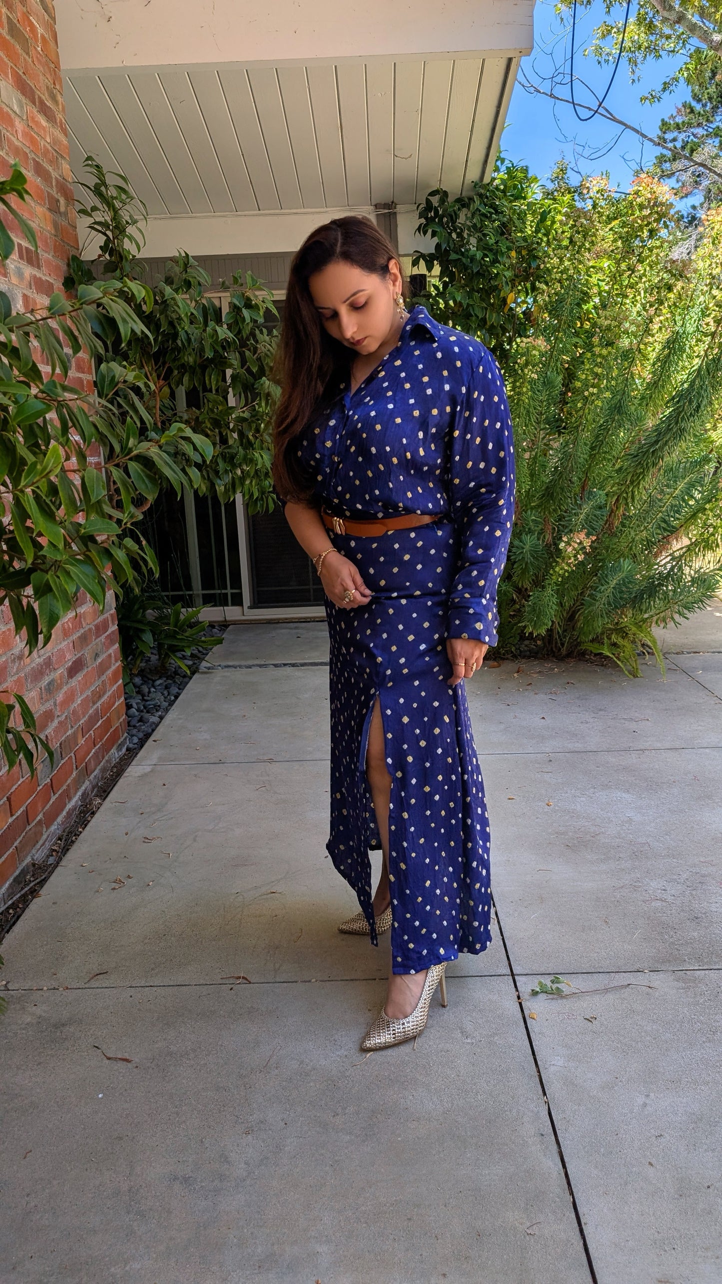 KIARA Bandhini Skirt Co-ord