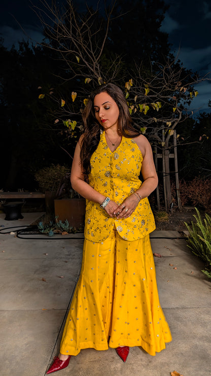 DAMINI Halter Sharara