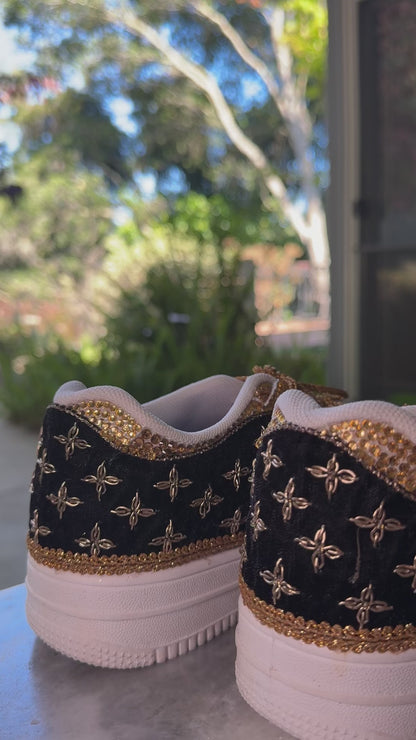 DILKASH Sneakers {Black Shimmer}