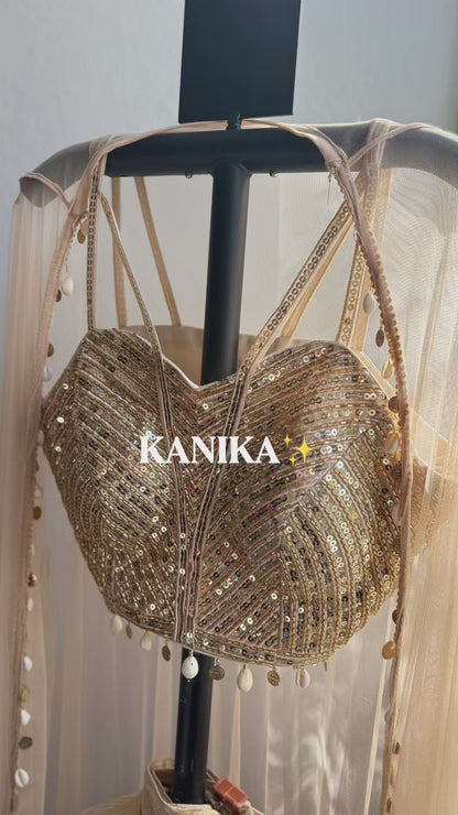 KANIKA Drape Skirt Set